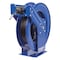 Coxreels Spring Return Hose Reel, 3/8 in Hose Diameter, 75 ft Length, 4,000 psi Max. Pressure, Brass, Blue THP-N-375 - alternate 1