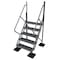 Tri-Arc 92 in Overall H, Ladder, Aluminum, 5 Steps, Aluminum Mill Finish, 500 lb Load Capacity URTL505 - alternate 1