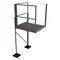 Tri-Arc Turn Platform, 60 in Platform Ht, Aluminum, 500 lb Load Capacity URTTP60 - alternate 1