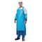 Polyco Apron, Polyolefin, Blue, 55 in, Universal 48500 - alternate 1
