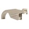 Scotch Strapping Tape Dispenser, 1 in Max. Tape Width. 6 1/2 in Tape Core Dia, Pistol, Plastic, Gray H10 - alternate 1