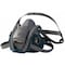 3M Half Mask Respirator, Rugged Comfort 6500, Not Rated, Bayonet, Size M, No Cartridges Included 6502QL - alternate 5