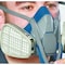 3M Half Mask Respirator, Rugged Comfort 6500, Not Rated, Bayonet, Size M, No Cartridges Included 6502QL - alternate 2