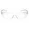 Pyramex Alair Safety Glasses Clear Frm, Clear Scratch-Resistant Lens S3210S