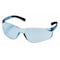 Pyramex Ztek(R), Safety Glasses, Anti-Scratch, Blue Lens, Blue Frame, Frameless S2560S - alternate 1