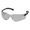 Pyramex Ztek(R), Safety Glasses, Anti-Scratch, Silver Mirror Lens, Black Frame, Frameless S2570S - alternate 1