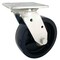 Zoro Select Swivel Plate Caster, Rubber, 6 in., 820 lb. 46-RAB-0620-S-EHT - alternate 1