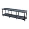 Spc Industrial Modular-Kart, Recycled HDPE, 1200 lb Load Capacity, 2 Shelves, 96 in L, 24 in W, 32 in H K9624B - alternate 1