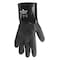Showa 7710R Chemical Resistant Gloves, PVC, 10 in L, 18 mil, Black, L, 1 PR 7710R - alternate 1