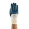Ansell Coated Gloves, Nitrile, Textured, 3/4 Dip, 4 Abrasion Level, Blue, M (8) 1 PR 47-400 - alternate 1