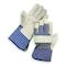 Condor Leather Gloves, Cowhide, Gauntlet Cuff, Wing Thumb, Full Finger, Gray, S, 1 PR 2MDD3 - alternate 1