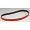 3M Sanding Belt, 1/2 in W, 12 in L, Coated, Ceramic, 80 Grit, Not Applicable, 777F, Orange 60410005247 - alternate 2