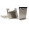 Scotch Pouch Tape Dispenser, 5 in Max. Tape Width. 5 1/4 in Tape Core Dia, Clam Shell, Metal, Gray M727 - alternate 2