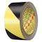 3M Floor Marking Tape, Vinyl, No Legend, Black, Yellow, 2 in W., 5.4 mil Thickness 5702 - alternate 1