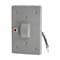 Hubbell Wiring Device-Kellems Weatherproof Plates, Number of Gangs: 1-Gang Neoprene, Light Texture Finish, Gray HBL1785 - alternate 1