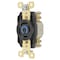 Hubbell Wiring Device-Kellems Locking Receptacle, L18-30R, 30 A, 120/208V AC, Three Phase, 4 Pole, Flush Mount, Screw Terminals HBL2750 - alternate 1