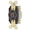 Hubbell Wiring Device-Kellems Locking Receptacle, L19-30R, 30 A, 277/480V AC, Three Phase, 4 Pole, Flush Mount, Screw Terminals HBL2760 - alternate 1