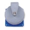 Hubbell Wiring Device-Kellems Watertight Pin & Sleeve Receptacle, 30 A, 250V AC, Three Phase, 3 Pole, IEC Grounding, Blue, NEMA 4X HBL430R9W - alternate 1