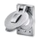 Hubbell Wiring Device-Kellems 1 Gang -Gang Vertical Weatherproof Cover, , Cast Aluminum HBL7420 - alternate 1