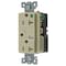 Hubbell Wiring Device-Kellems Straight Blade Receptacle, 5-20R, 20 A, 125V AC, 2 Pole, 3 Wire, Flush Mount, Grounded HBL8362ISA - alternate 1