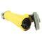 Hubbell Wiring Device-Kellems Watertight Pin & Sleeve Connector, 60 A, 125V AC, Single Phase, 2 Pole, IEC Grounding, Yellow HBL360C4W - alternate 1
