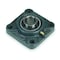 Dayton 4 Mount Holes, Square, 4 Bolt Flange Bearing, Radial Ball, 1 in Dia, Cast Iron, Set Screw Locking 3FCX4 - alternate 1