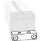 Speedaire Foot Mounting, Foot, 1 in, Fastening Kit 3FE44 - alternate 1