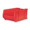 Akro-Mils Storage Bin, Plastic, Red, 11 in H, 16 1/2 in W, 23 7/8 in L 30288RED - alternate 1