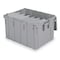 Buckhorn Attached Lid Container, 28 gal Volume Cap., 28 in L, 21 in W, 15 1/2 in H, Plastic, Steel Hinge 39280 - alternate 1