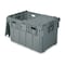 Buckhorn Attached Lid Container, 28 gal Volume Cap., 28 in L, 21 in W, 15 1/2 in H, Plastic, Steel Hinge 39280 - alternate 2