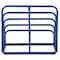 Zoro Select Starter Vertical Sheet Storage Rack, 36 in D, 48 in W, 4 Shelves, Blue VHSR-4 - alternate 3