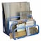 Zoro Select Starter Vertical Sheet Storage Rack, 36 in D, 48 in W, 4 Shelves, Blue VHSR-4 - alternate 5