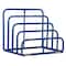 Zoro Select Starter Vertical Sheet Storage Rack, 36 in D, 48 in W, 4 Shelves, Blue VHSR-4 - alternate 1