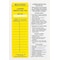 Brady Tag, Maintenance, Plastic, Yellow on White, Rectangle, 10 PK LAD-EITH/L12 - alternate 4