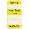 Brady Nanotag(tm) Insr, 1-1/4 x 5/8 In, PK100, NAN-GP Y NAN-GP Y - alternate 1