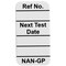 Brady Nanotag(tm) Insr, 1-1/4 x 5/8 In, PK100, NAN-GP W NAN-GP W - alternate 1
