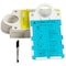 Brady Tag, Forklift, Plastic, 11 1/2 in H x 6 in W, Blue, Yellow on White, Rectangle FLT-ETSH9A - alternate 1