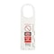 Brady Tag, Inspection, Plastic, 11 3/4 in H x 3 1/2 in W, Black, Red on White, Rectangle, 10 PK SCAF-STH132 - alternate 1