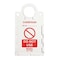 Brady Tag, Caution, 11 1/4 in H x 6 in W, White, Rectangle, 10 PK CHEM-CTSH - alternate 3