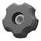 Innovative Components Fluted Knob, 1/4-20 Thread Size, 1/2"L, Thru Tap, Steel GN4C----F2---21 - alternate 1