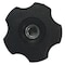 Innovative Components Fluted Knob, 1/4-20 Thread Size, 1/2"L, Thru Tap, Steel GN4C----F2---21 - alternate 3