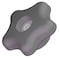 Innovative Components Star Knob, 3/8-16 Thread Size, 1"L, Thru Tap, Steel GN6C----5SB--21 - alternate 1