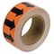 Brady Arrow Tape, Black/Orange, 1 In. W, 91414 91414 - alternate 1