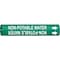 Brady Pipe Mrkr, Non-Potable Water, 3/4to1-3/8In, 4351-A 4351-A - alternate 1