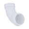 Zoro Select PVC Street Elbow, 90 Degrees, Long Sweep, Spigot x Hub, 2 in Pipe Size 06061 - alternate 1