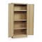 Zoro Select Stationary Storage Cabinet, 24 Gauge Steel, 66 in H x 30 in W x 15 in D, Tan 1UFD4 - alternate 1