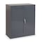 Zoro Select Shelving Storage Cabinet, 42 in H, 36 in W, 18 in D, Swing, Keyed, Gray, 2 Shelves, 0 Drawers 1UFD3 - alternate 3