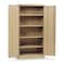 Zoro Select Shelving Storage Cabinet, 72 in H, 36 in W, 24 in D, Swing, Keyed, 4 Shelves, 0 Drawers 1UFD8 - alternate 1
