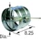 Dayton Volume Control Damper, 8-1/4"D, 10"DuctDia 3HGN9 - alternate 2