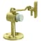Rockwood Hook-Style Door Holder, Cast Brass, Gold, 3-3/4"H x 1-3/4"W 473.3 - alternate 1